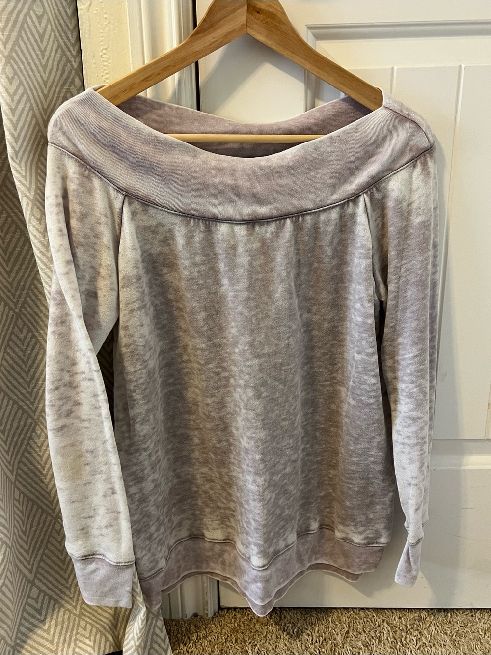 Soft Surroundings Women's Boatneck Soft Pullover Sweater Washed Mauve Small